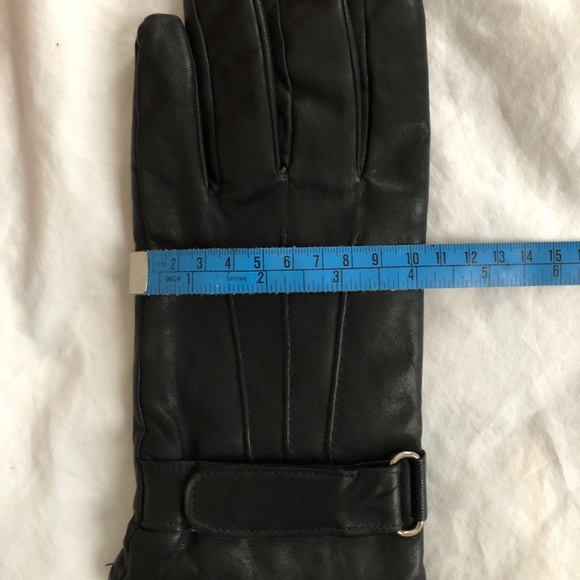 Men's Black Leather Gloves - NWOT - Picture 11 of 11